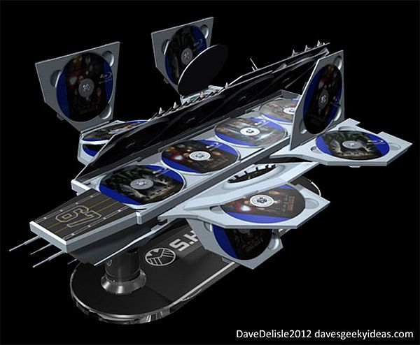 30-disc Avengers Helicarrier case