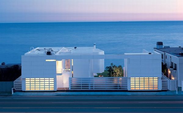 Beachfront house in South California