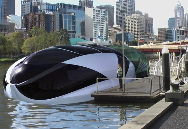 Crescasa Concept Houseboat Crescasa Concept Houseboat