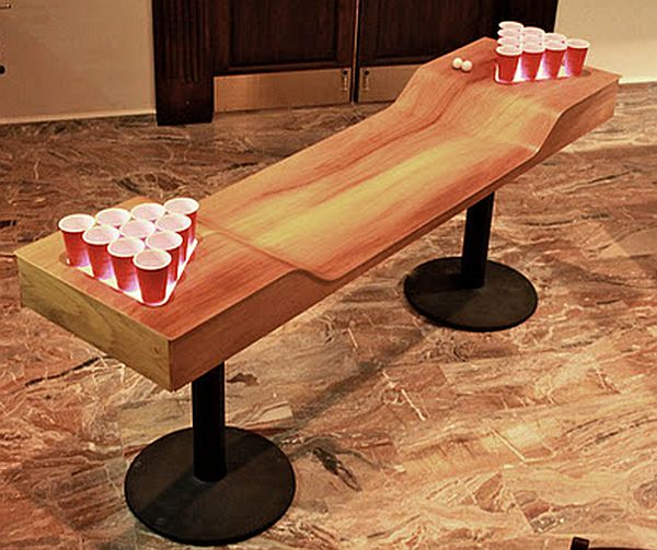 Custom Light Up Beer Pong Tables