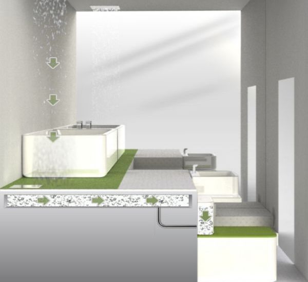 Greener Bathroom by Indian designer Dipesh Parmar