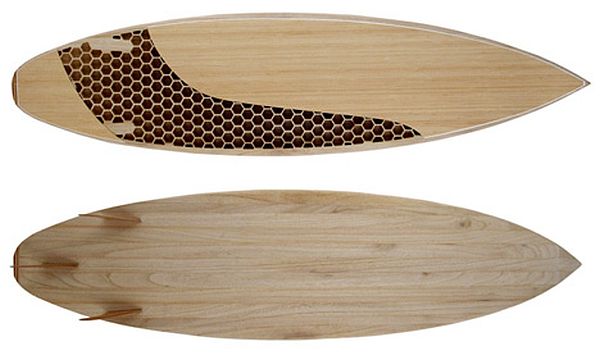 Honeycomb Wooden Surfboard