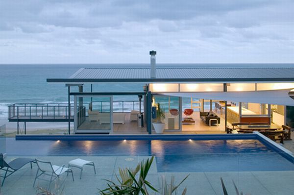 Modern beach homes