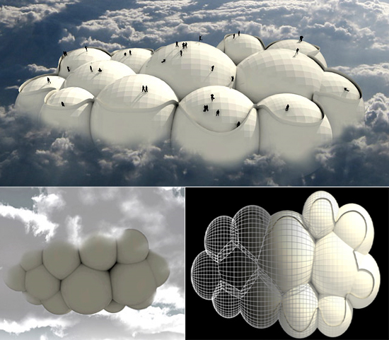 Passing Cloud concept