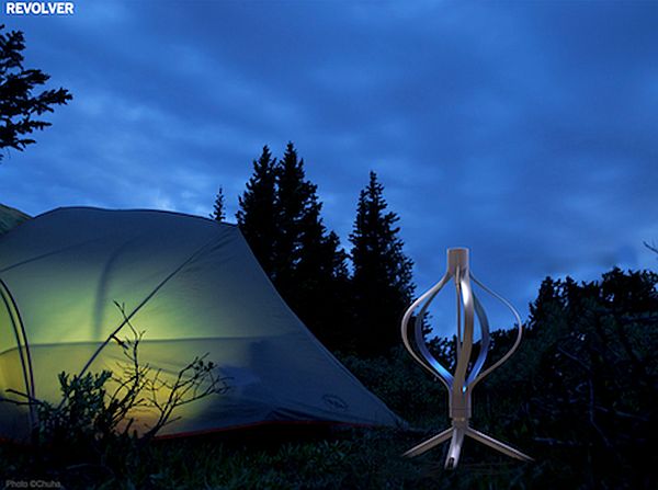 Revolver, portable wind turbine