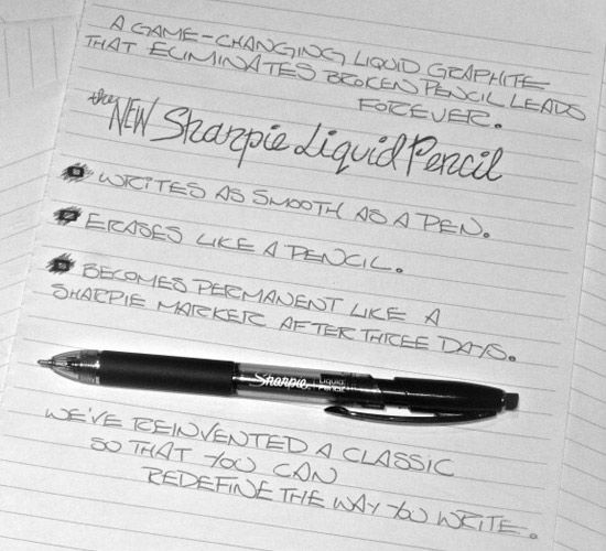 sharpie liquid pencil