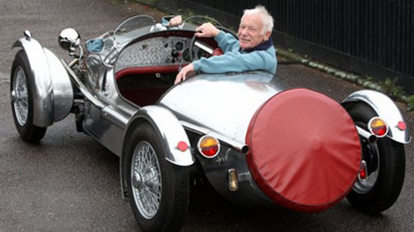 Silver Pembleton Brooklands sports car