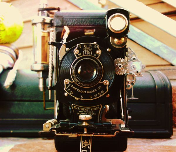 Steampunk camera