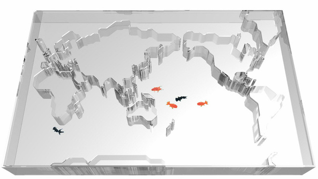 World Map Aquarium