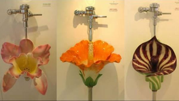 Floral Urinal
