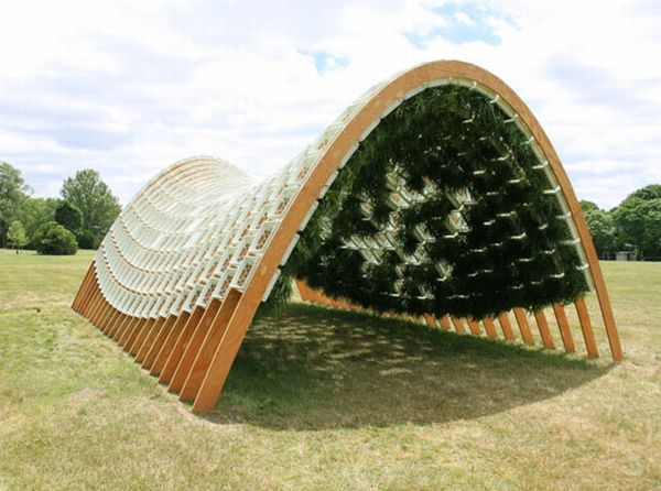Green-Walled Living Pavilion