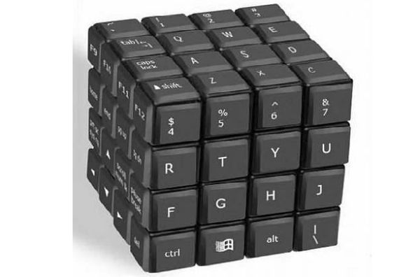 QWERTY Rubik’s Cube