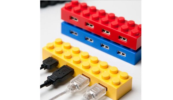 Stackable Lego USB Hubs