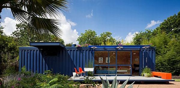 Sustainable shipping container home