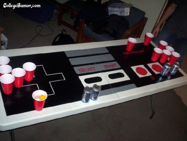 The Nintendo Beer Pong Table